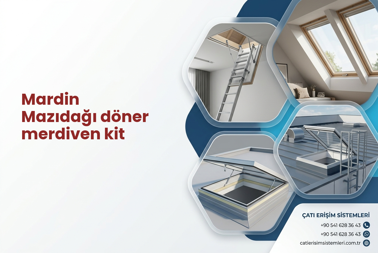 Mardin Mazıdağı döner merdiven kit