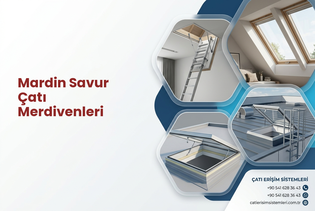 Mardin Savur Çatı Merdivenleri