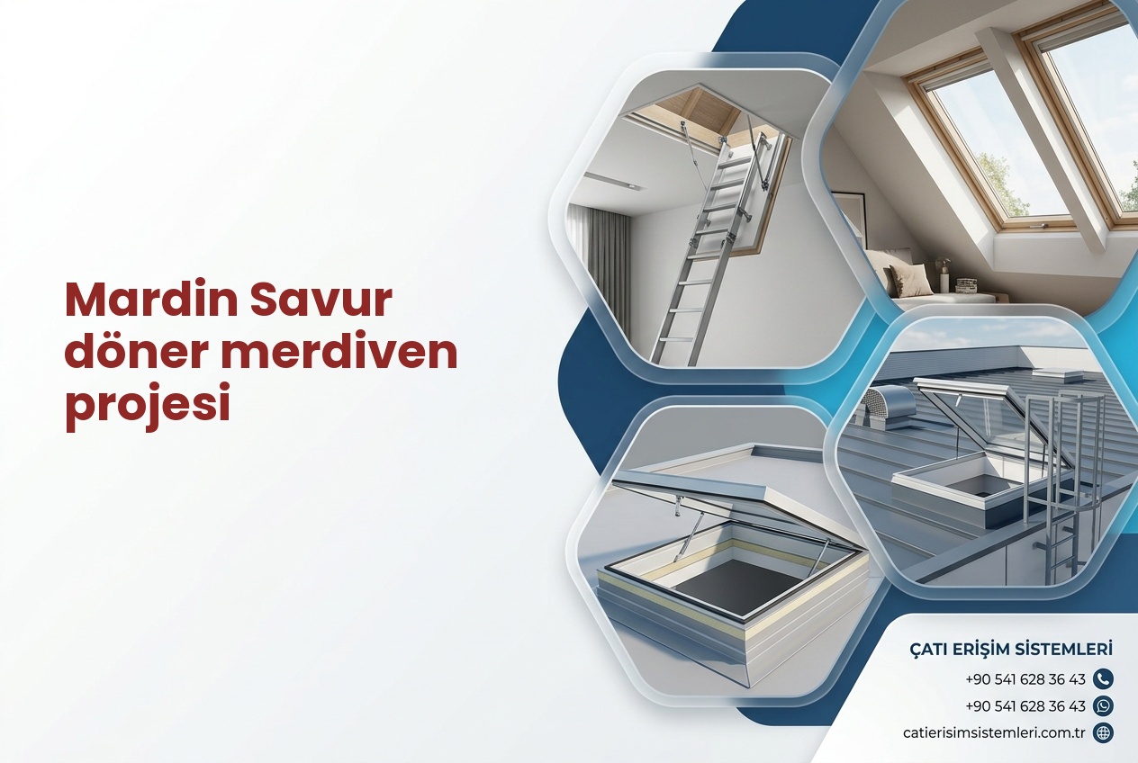Mardin Savur döner merdiven projesi