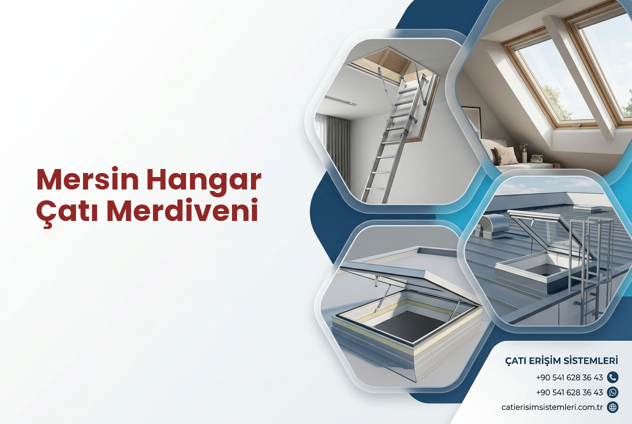 Mersin Hangar Çatı Merdiveni