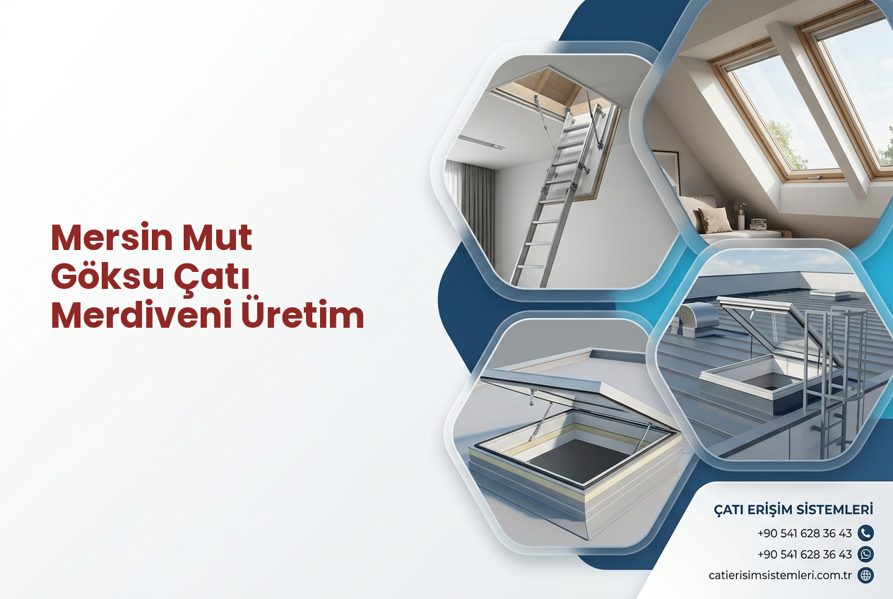 Mersin Mut Göksu Çatı Merdiveni Üretim