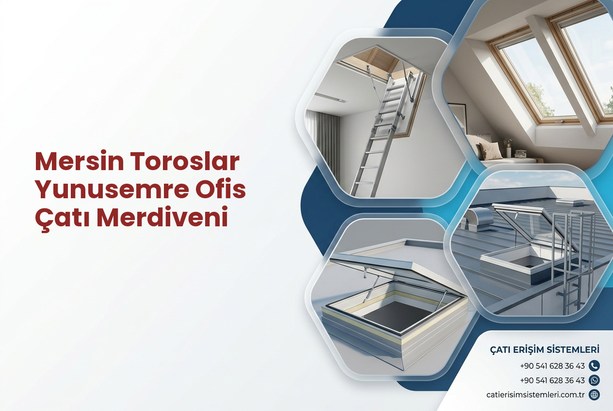 Mersin Toroslar Yunusemre Ofis Çatı Merdiveni