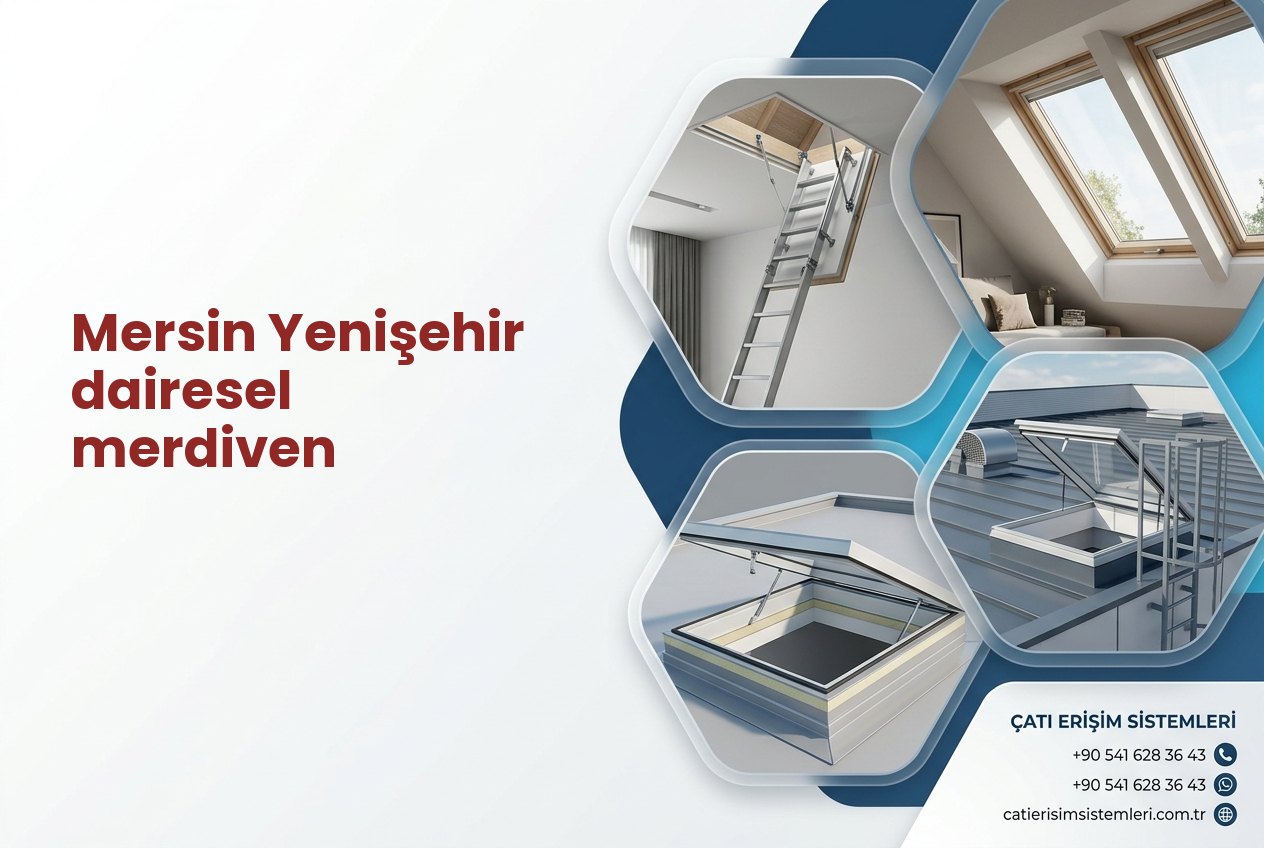 Mersin Yenişehir dairesel merdiven