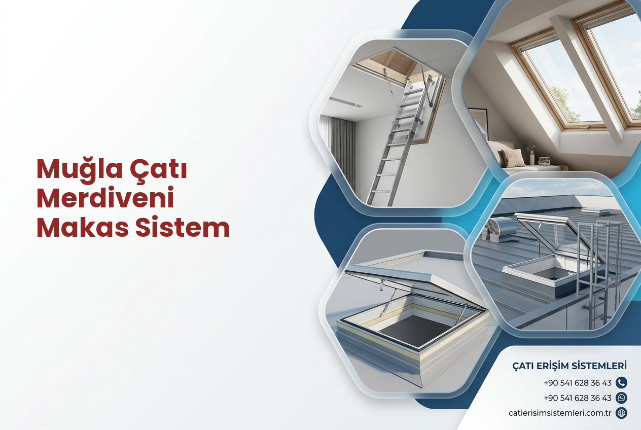 Muğla Çatı Merdiveni Makas Sistem