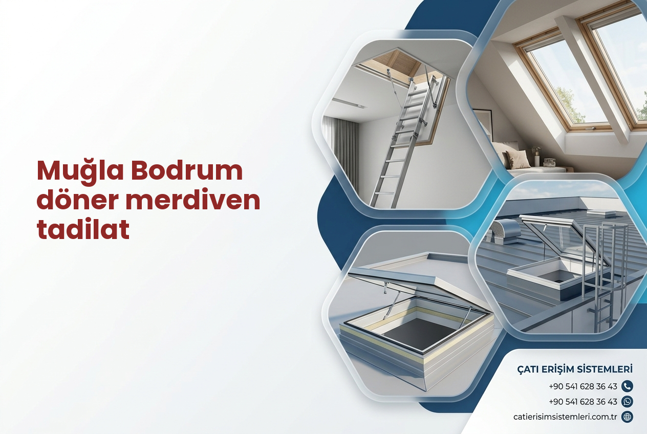 Muğla Bodrum döner merdiven tadilat