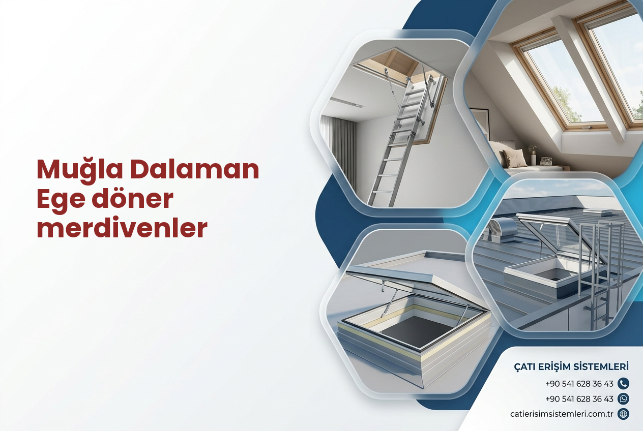 Muğla Dalaman Ege döner merdivenler