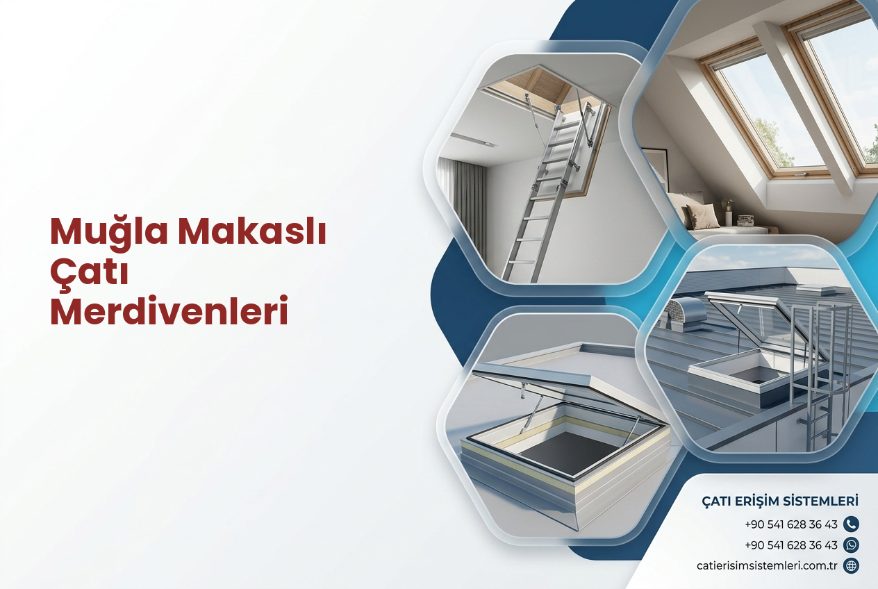 Muğla Makaslı Çatı Merdivenleri