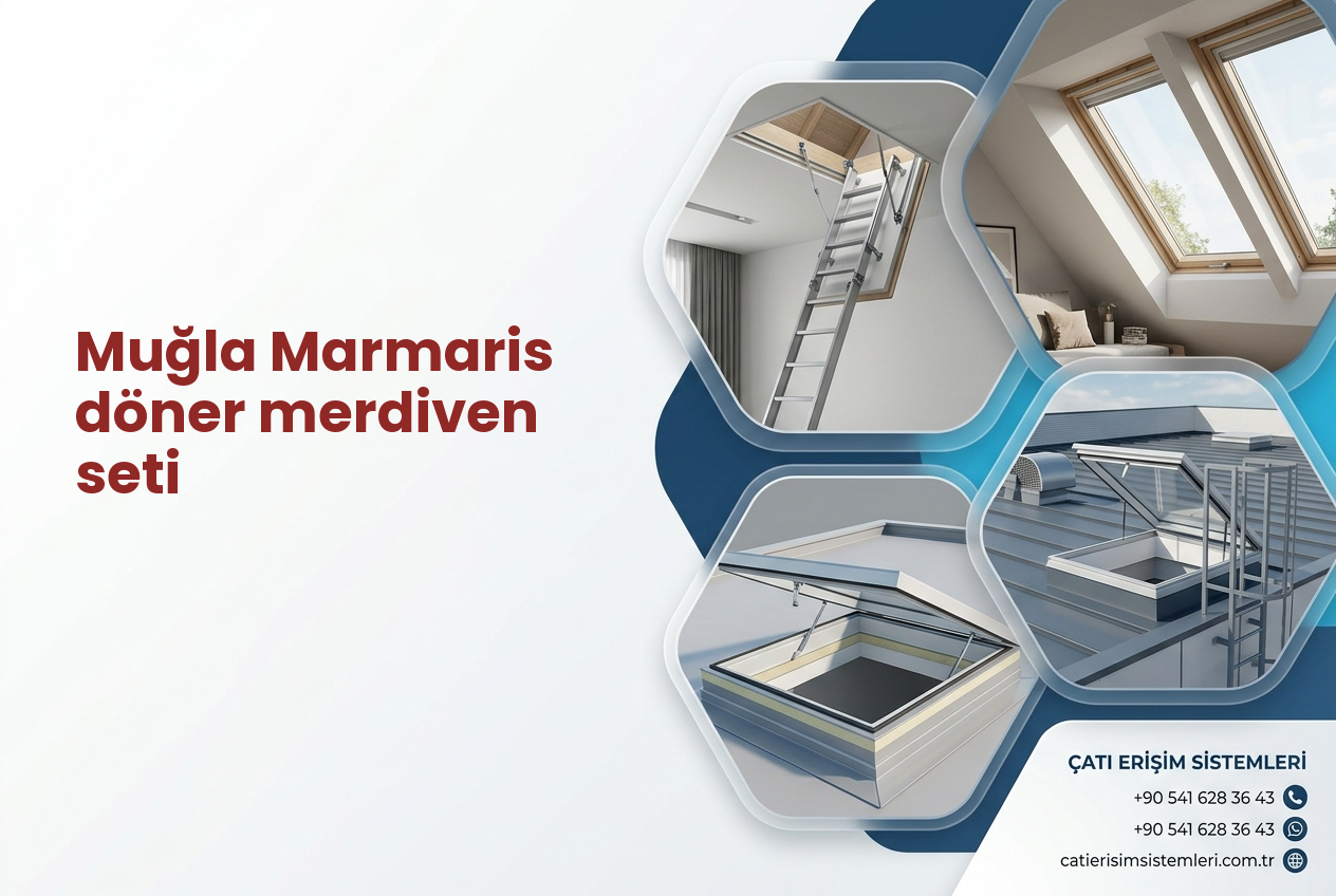 Muğla Marmaris döner merdiven seti