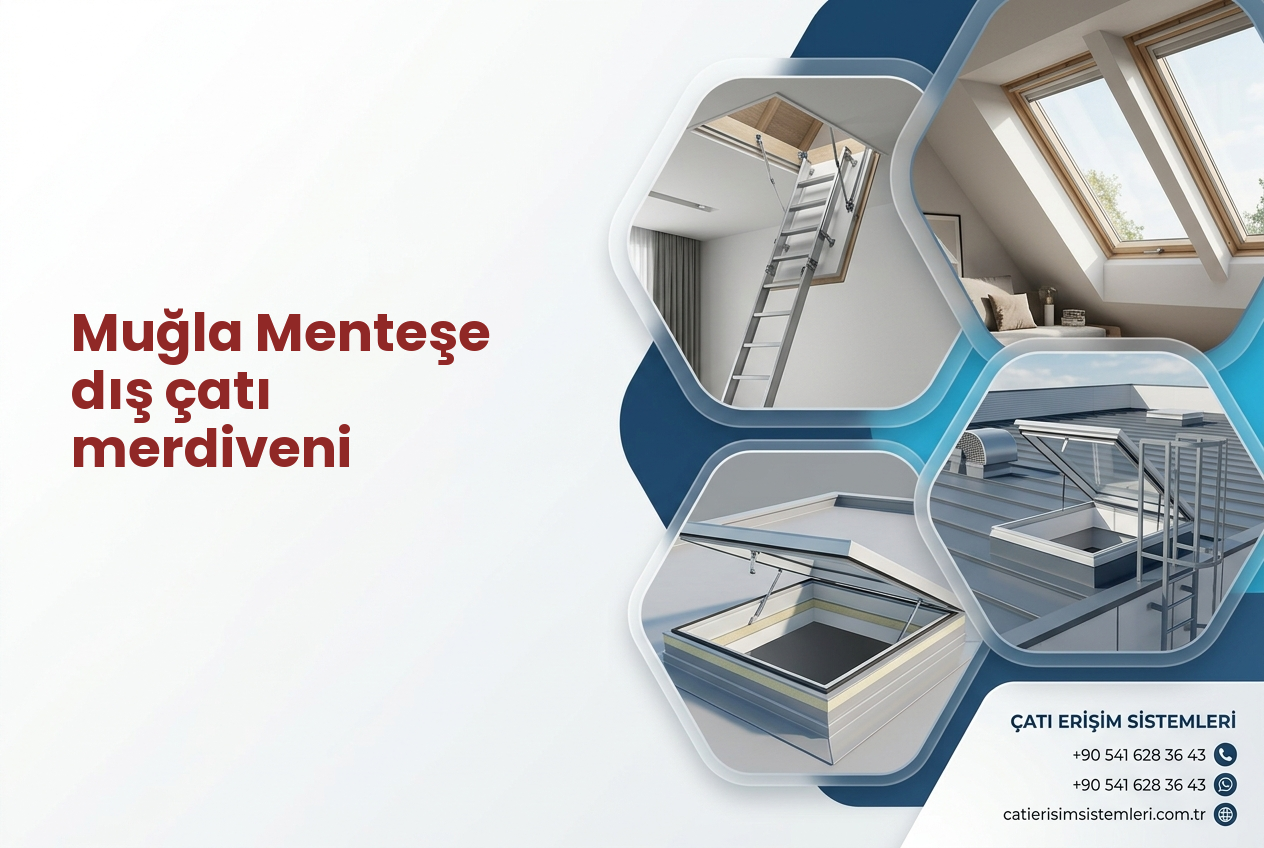 Muğla Menteşe dış çatı merdiveni