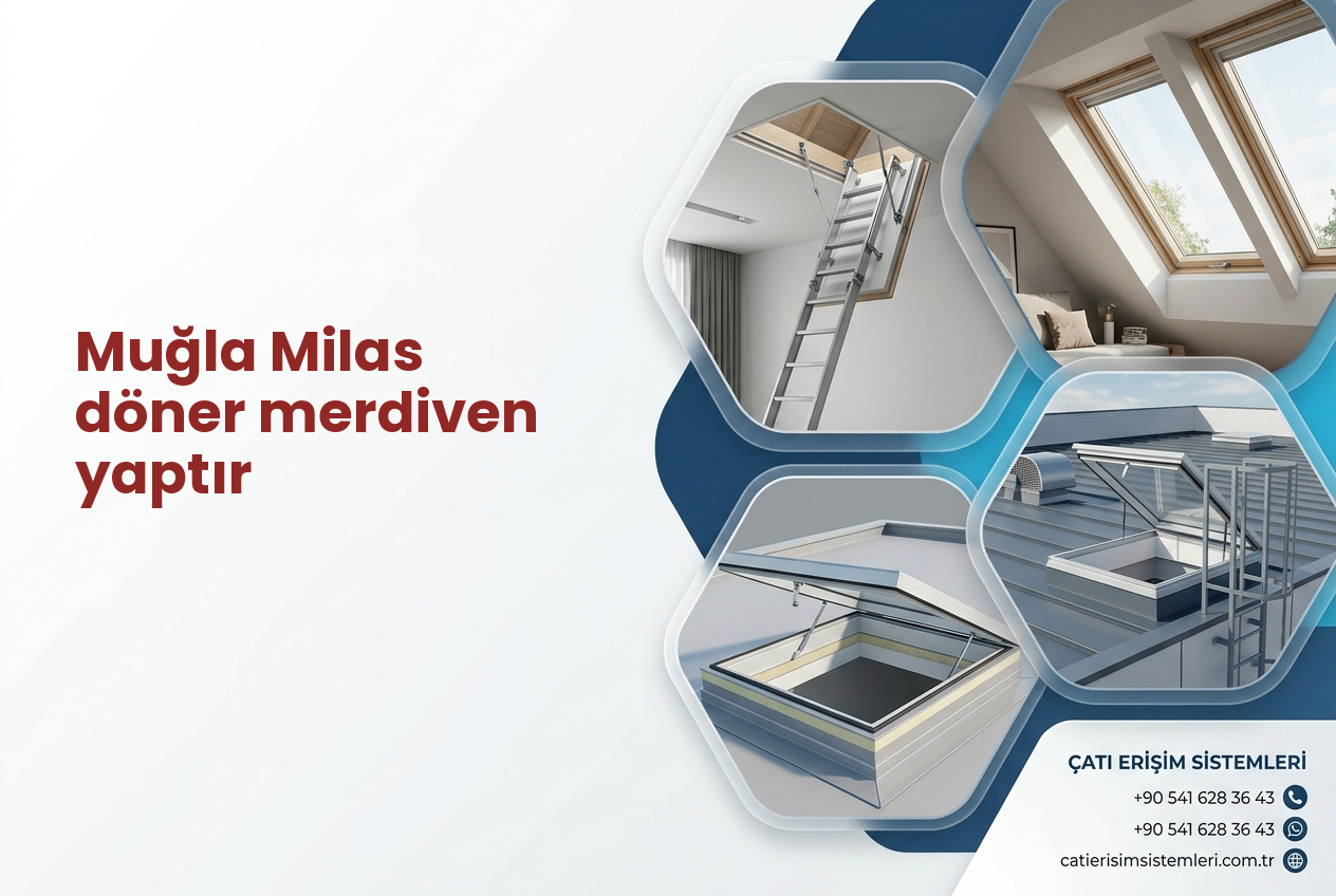 Muğla Milas döner merdiven yaptır