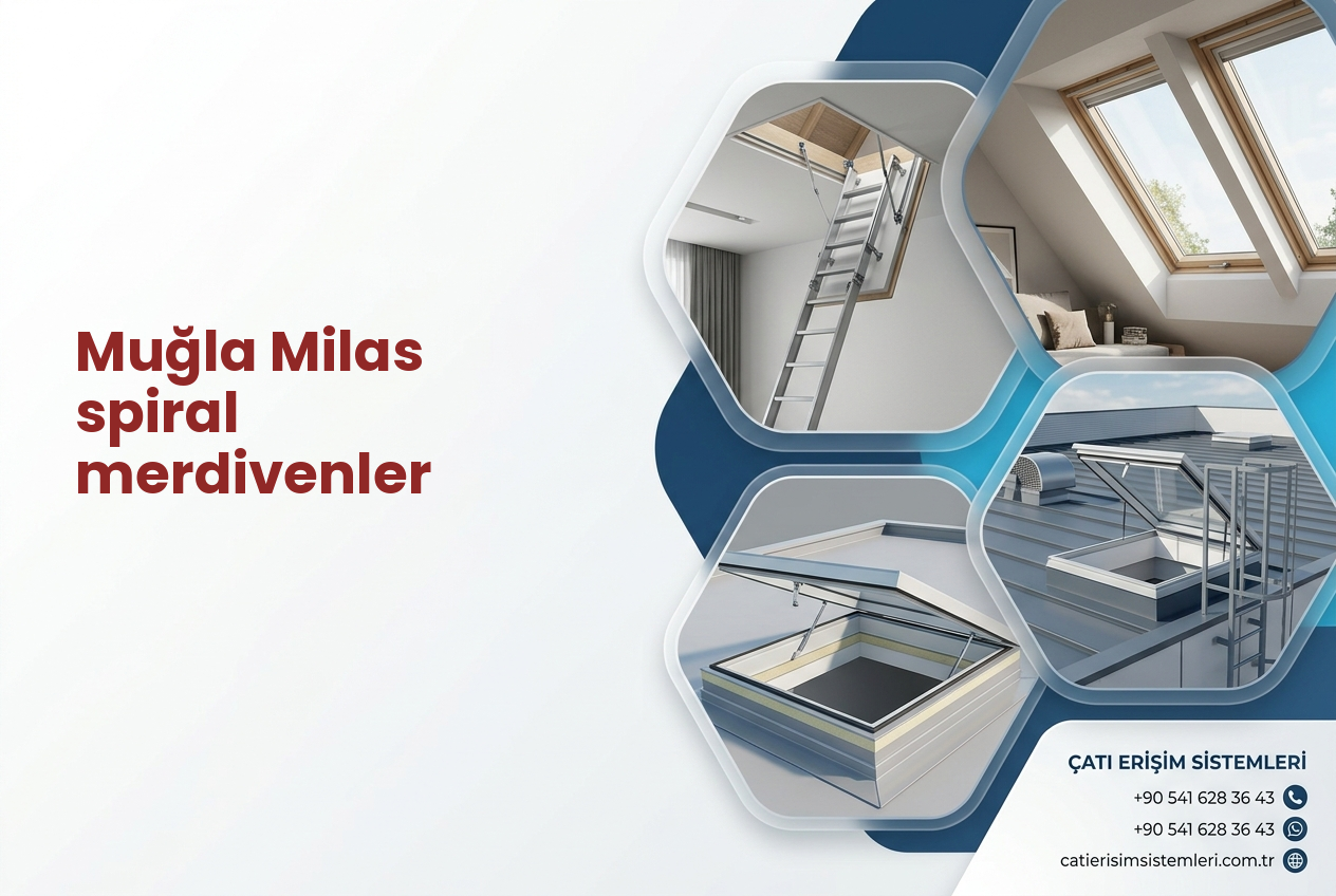 Muğla Milas spiral merdivenler