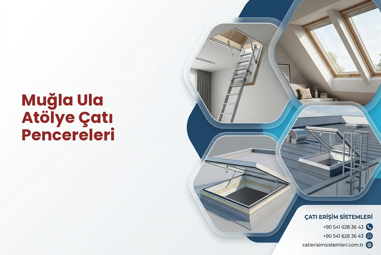 Muğla Ula Atölye Çatı Pencereleri