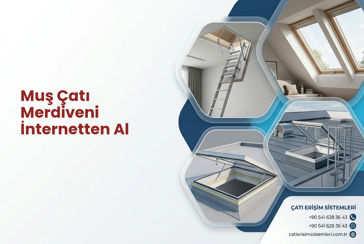 Muş Çatı Merdiveni İnternetten Al