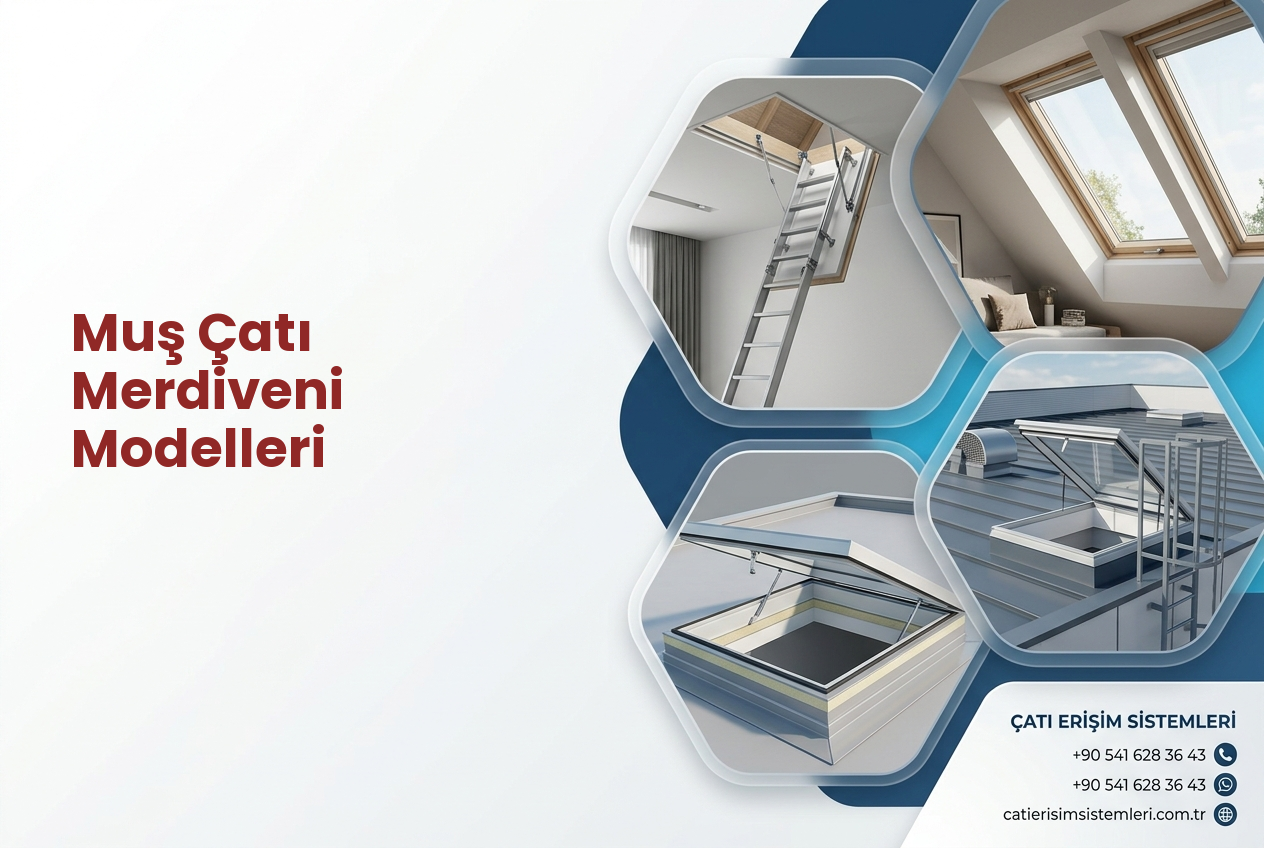 Muş Çatı Merdiveni Modelleri