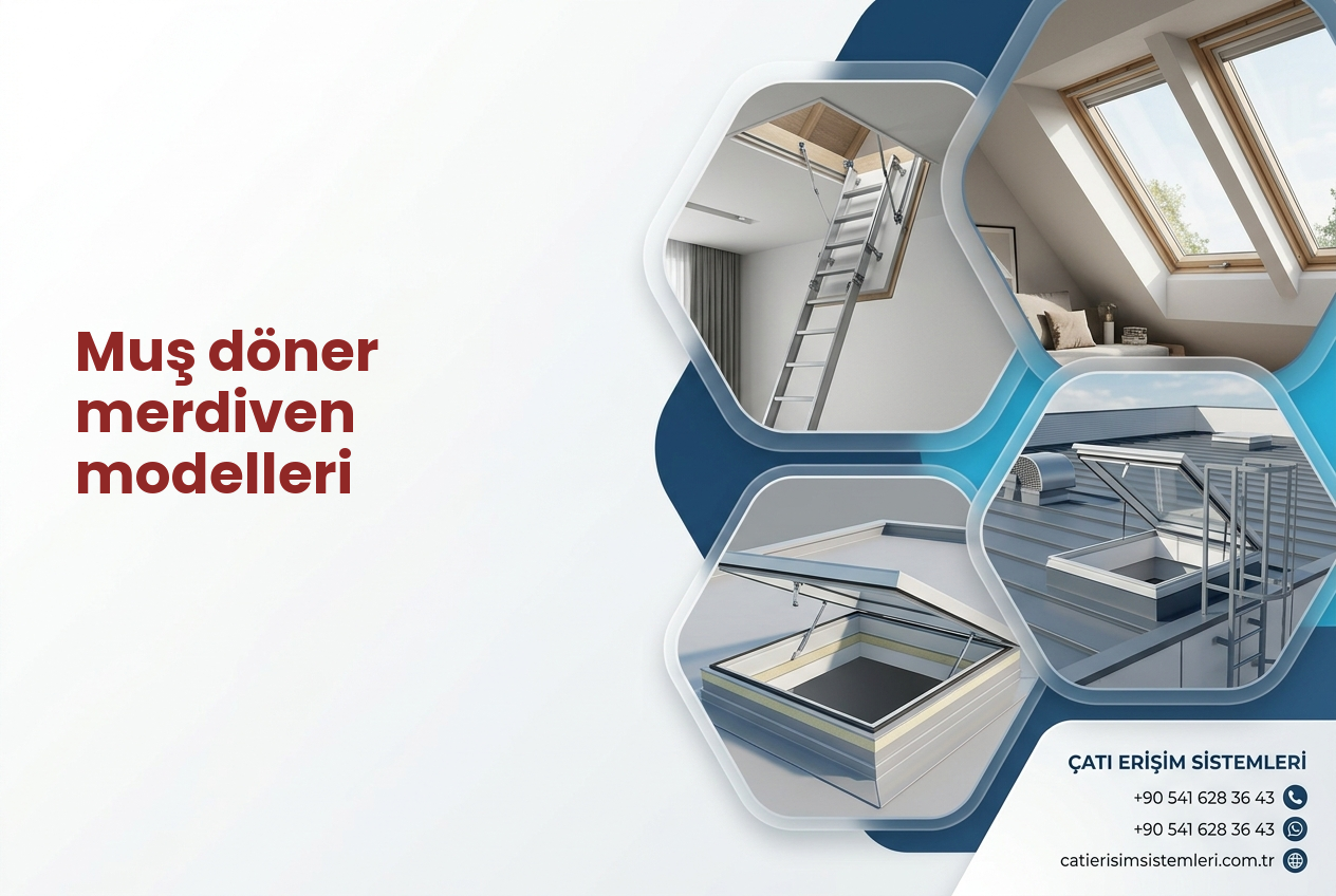 Muş döner merdiven modelleri