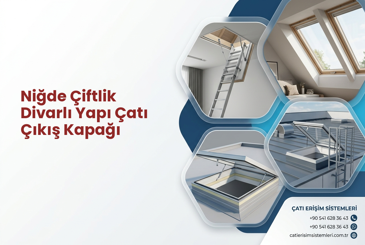 Niğde Çiftlik Divarlı Yapı Çatı Çıkış Kapağı