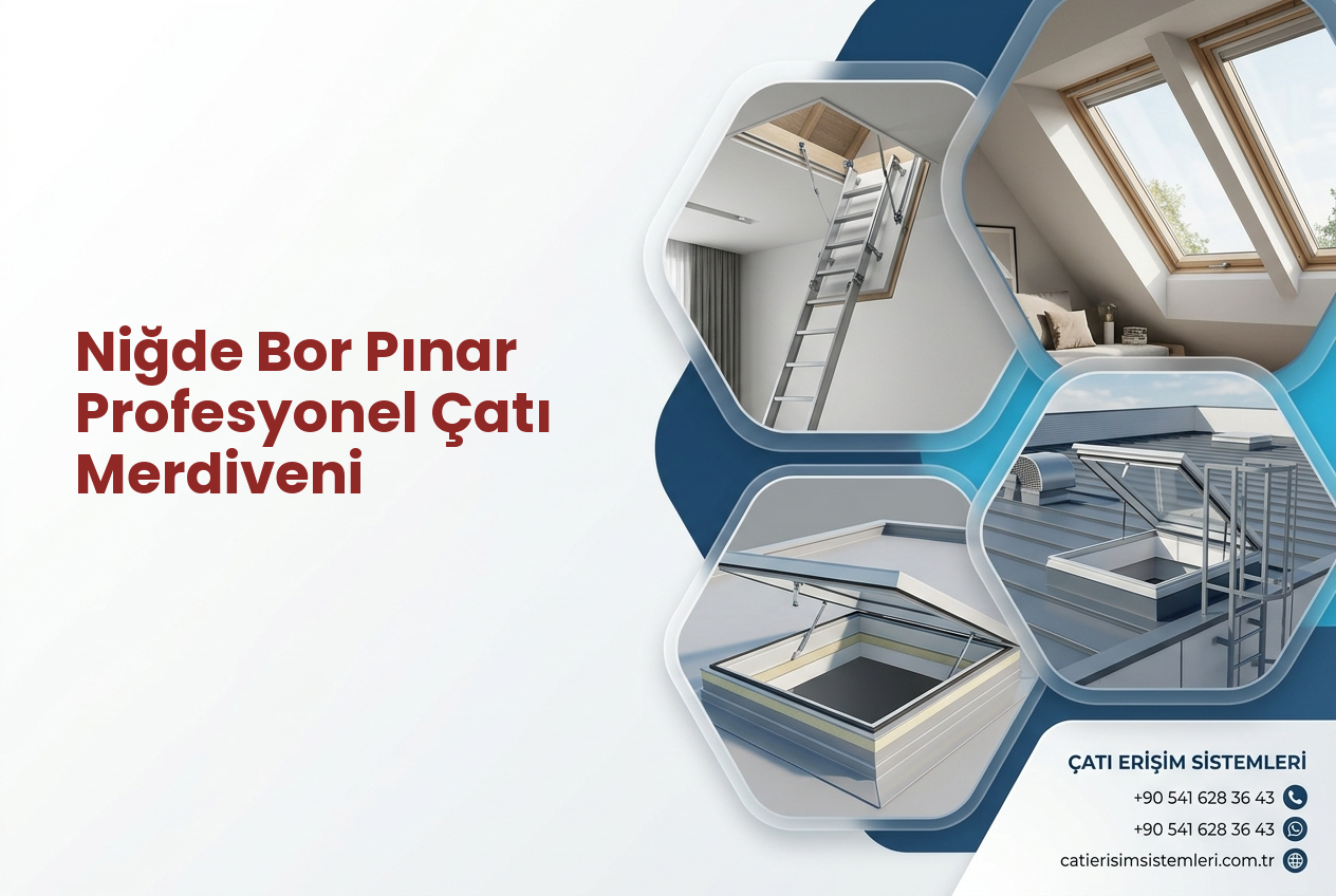 Niğde Bor Pınar Profesyonel Çatı Merdiveni