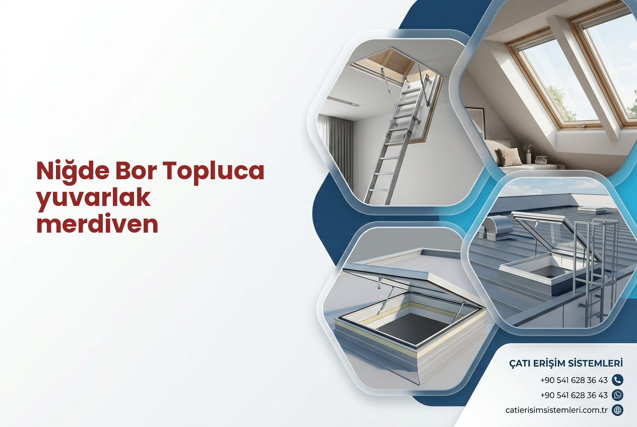 Niğde Bor Topluca yuvarlak merdiven