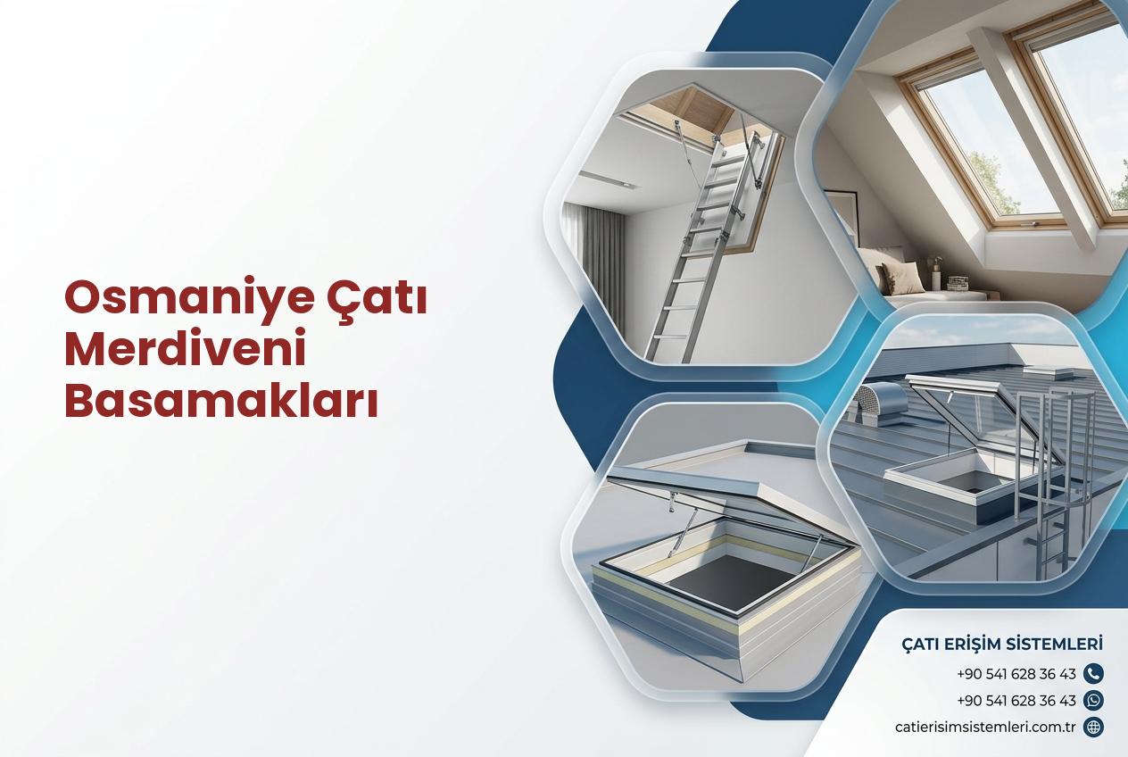 Osmaniye Çatı Merdiveni Basamakları