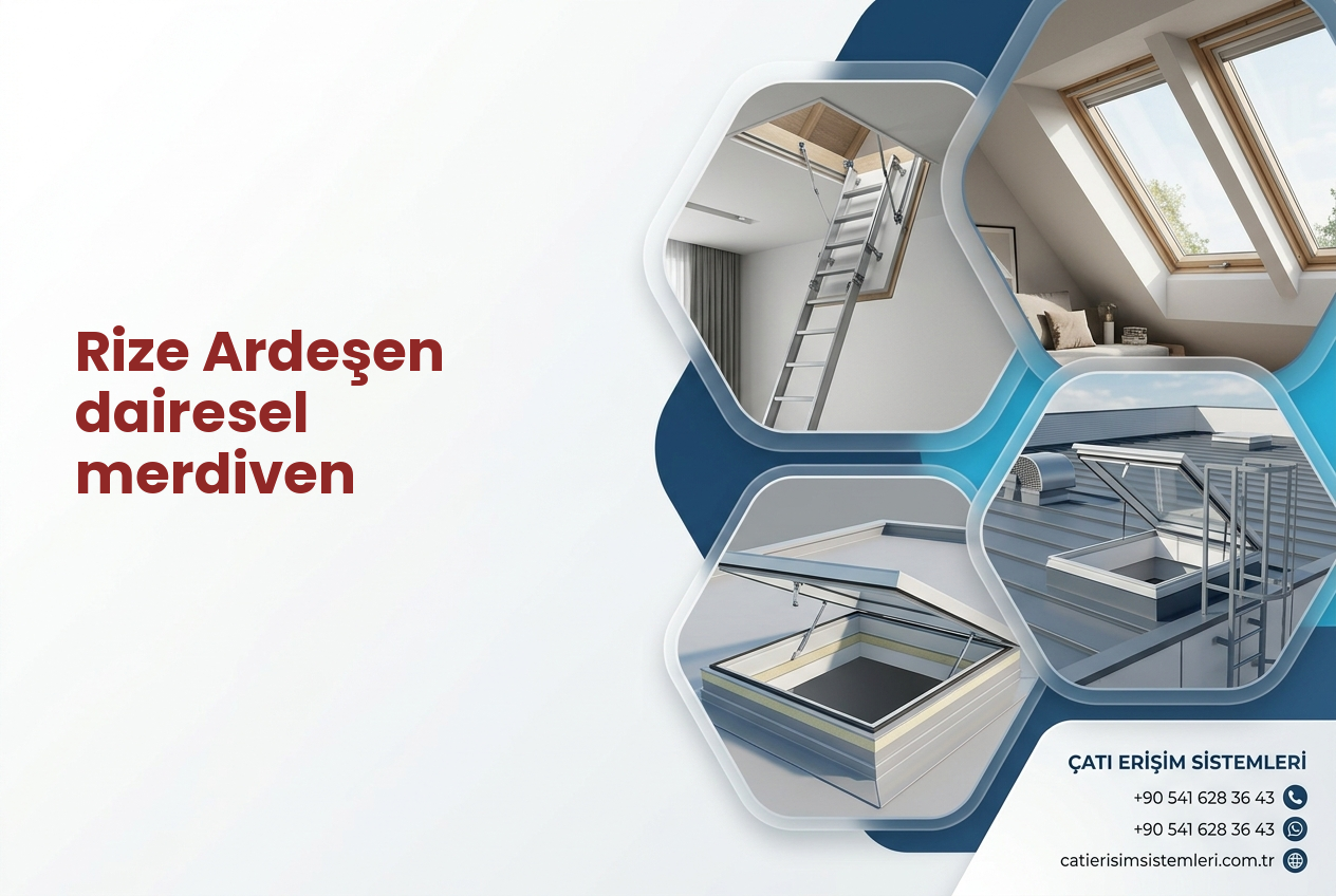 Rize Ardeşen dairesel merdiven
