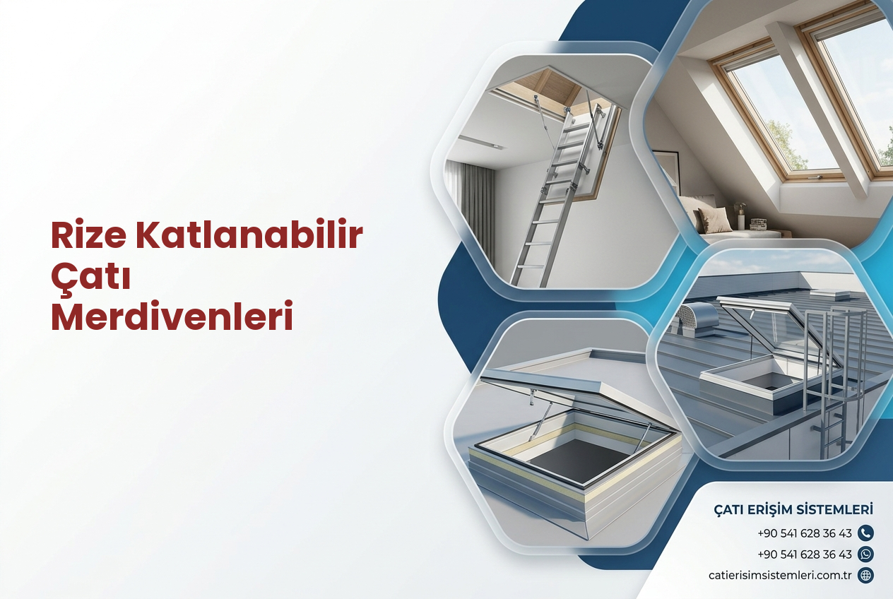 Rize Katlanabilir Çatı Merdivenleri