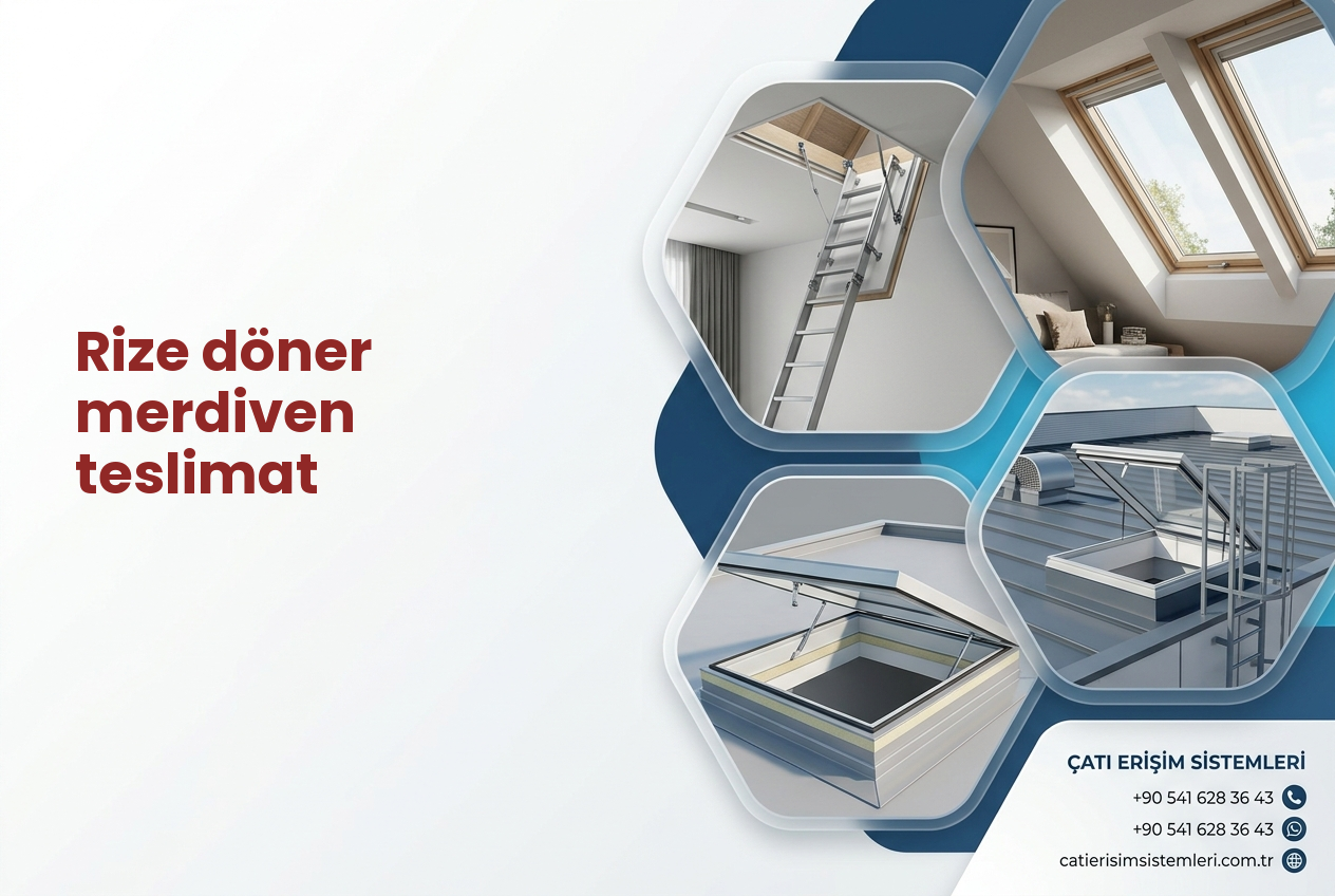 Rize döner merdiven teslimat