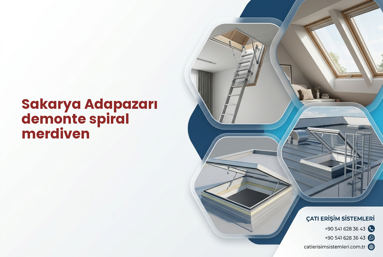 Sakarya Adapazarı demonte spiral merdiven