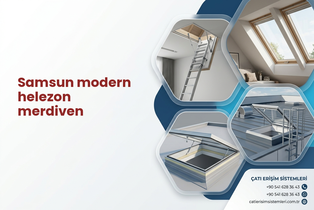 Samsun modern helezon merdiven