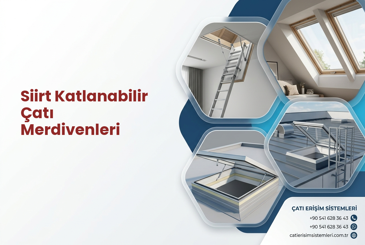 Siirt Katlanabilir Çatı Merdivenleri