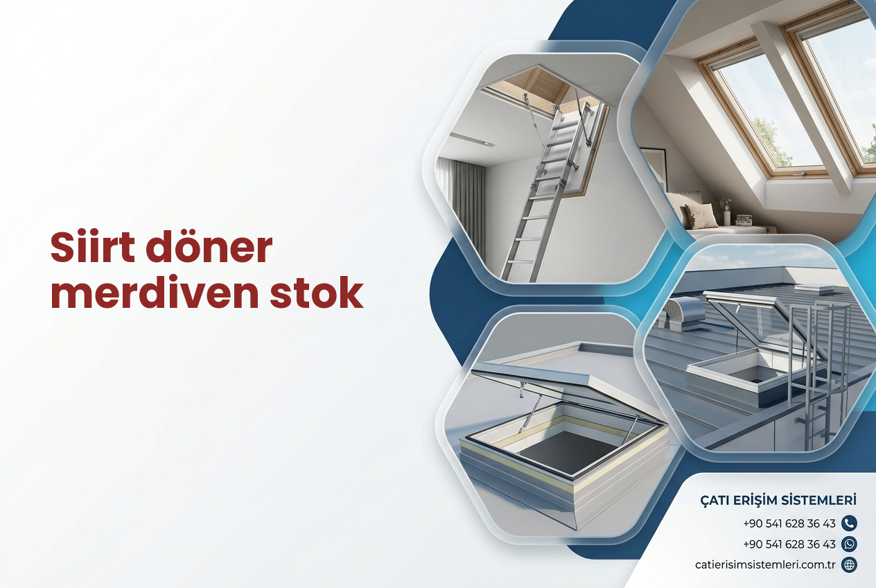 Siirt döner merdiven stok