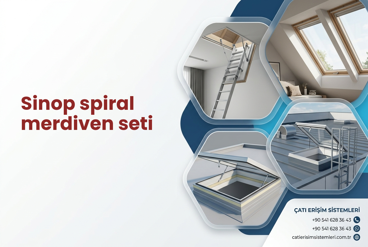 Sinop spiral merdiven seti