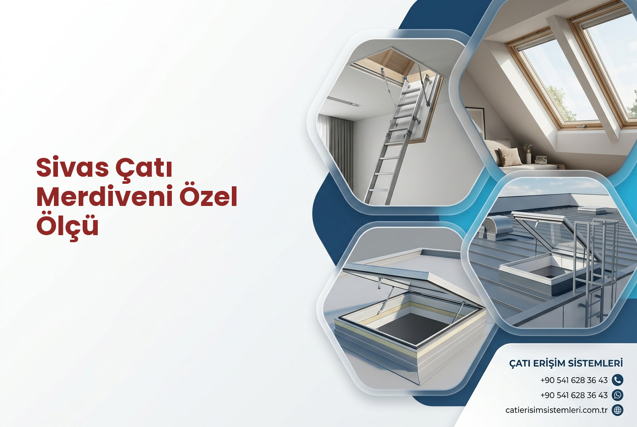 Sivas Çatı Merdiveni Özel Ölçü
