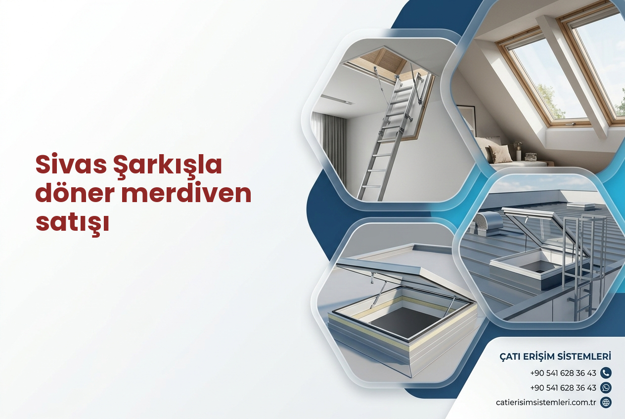Sivas Şarkışla döner merdiven satışı