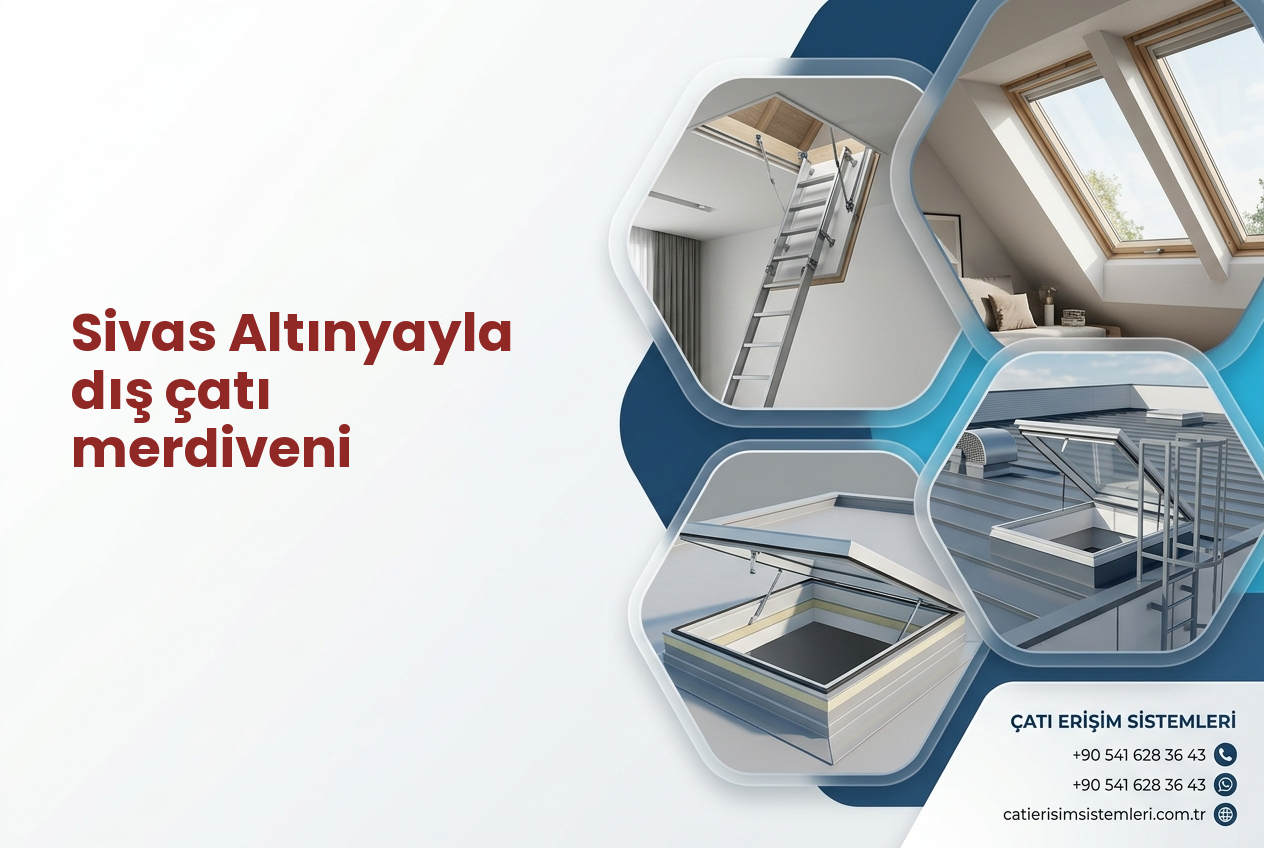 Sivas Altınyayla dış çatı merdiveni