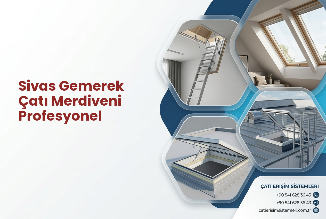 Sivas Gemerek Çatı Merdiveni Profesyonel
