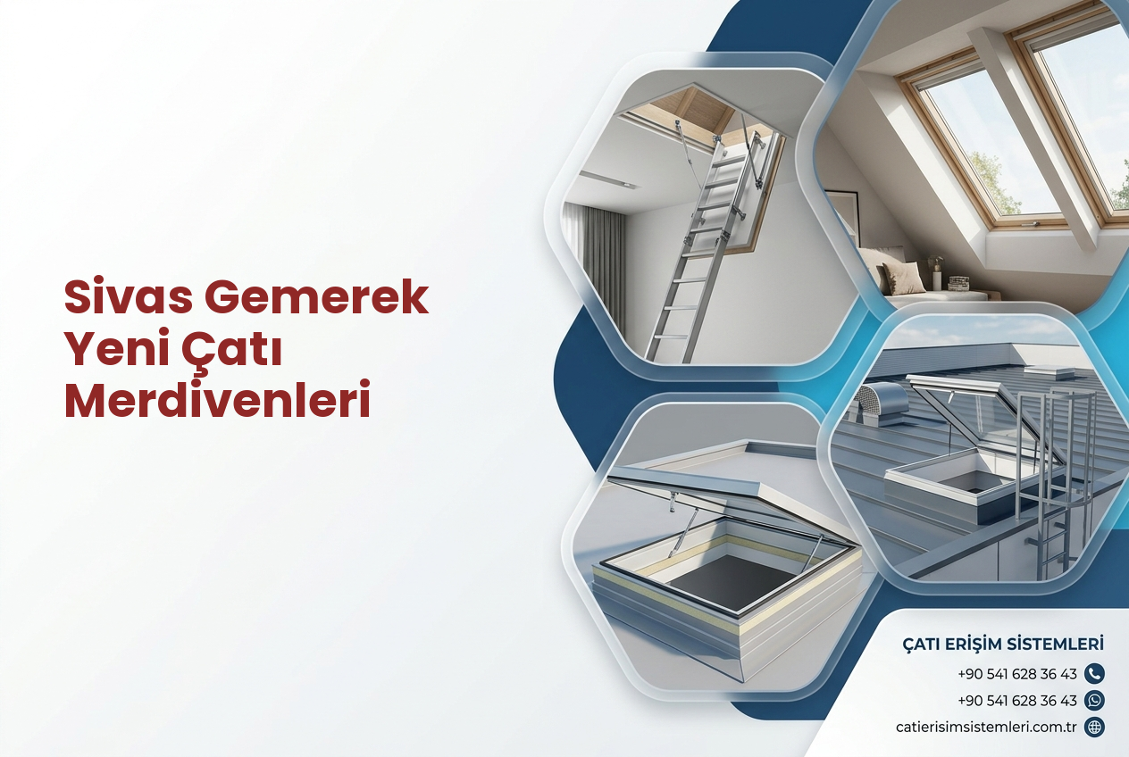 Sivas Gemerek Yeni Çatı Merdivenleri