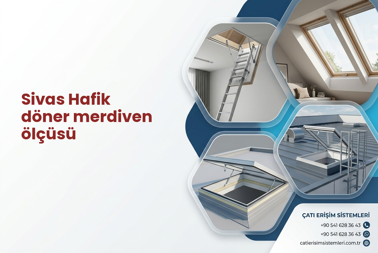 Sivas Hafik döner merdiven ölçüsü