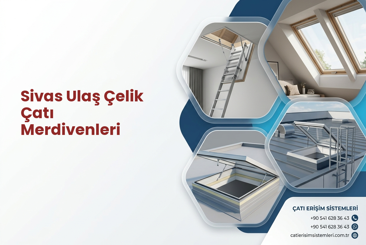 Sivas Ulaş Çelik Çatı Merdivenleri