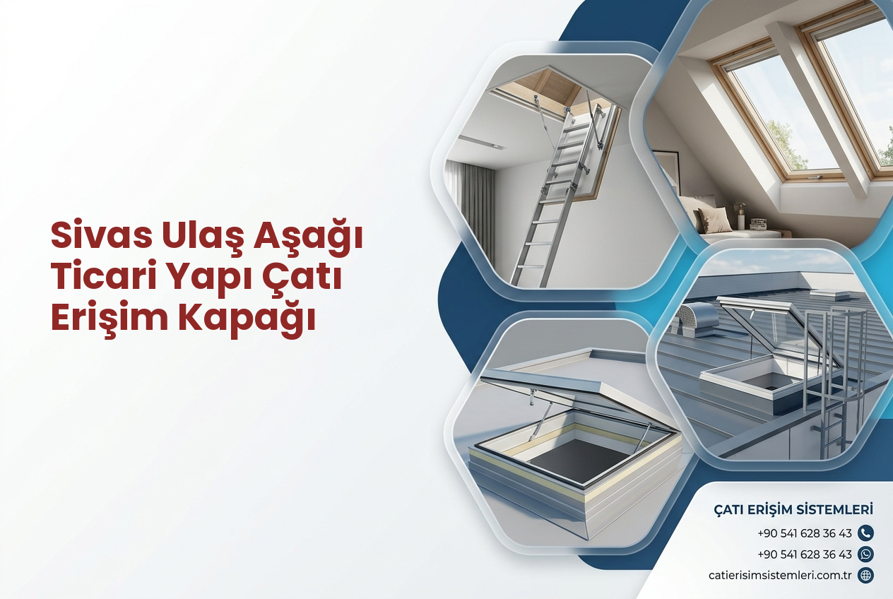 Sivas Ulaş Aşağı Ticari Yapı Çatı Erişim Kapağı