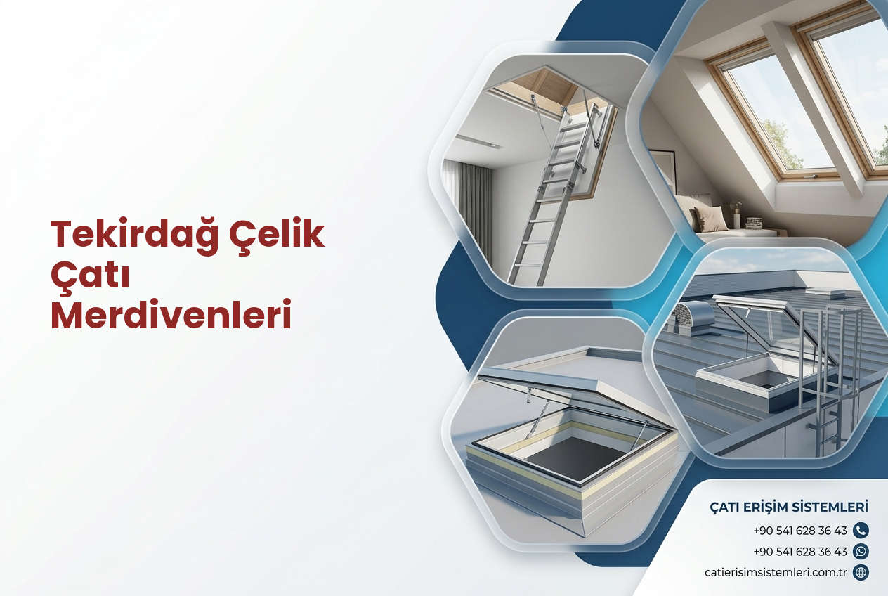 Tekirdağ Çelik Çatı Merdivenleri