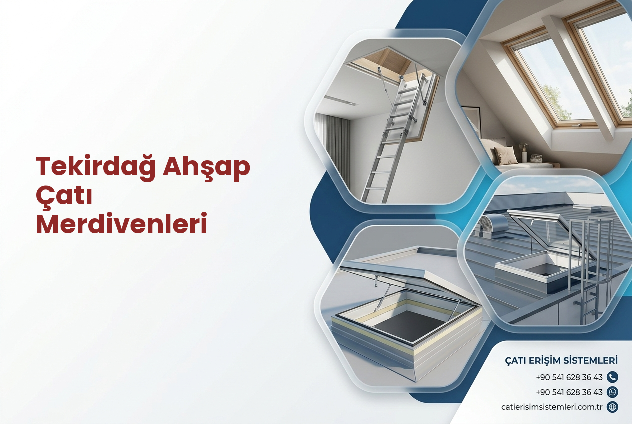 Tekirdağ Ahşap Çatı Merdivenleri