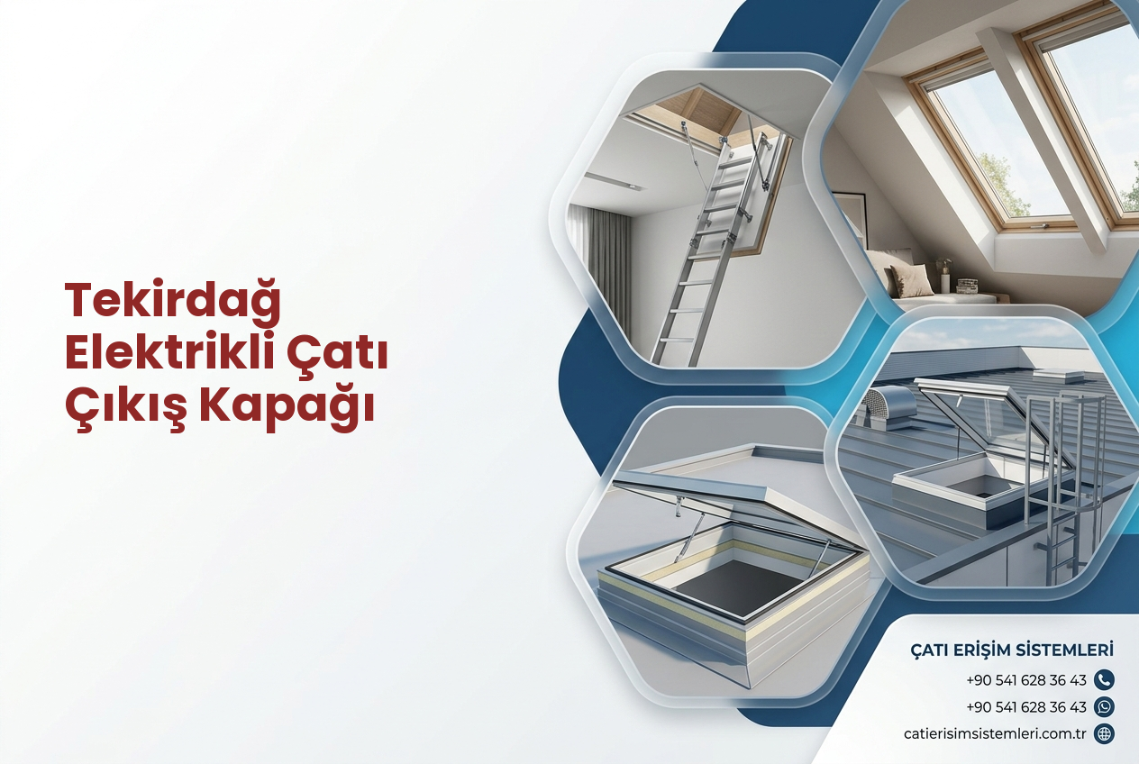 Tekirdağ Elektrikli Çatı Çıkış Kapağı