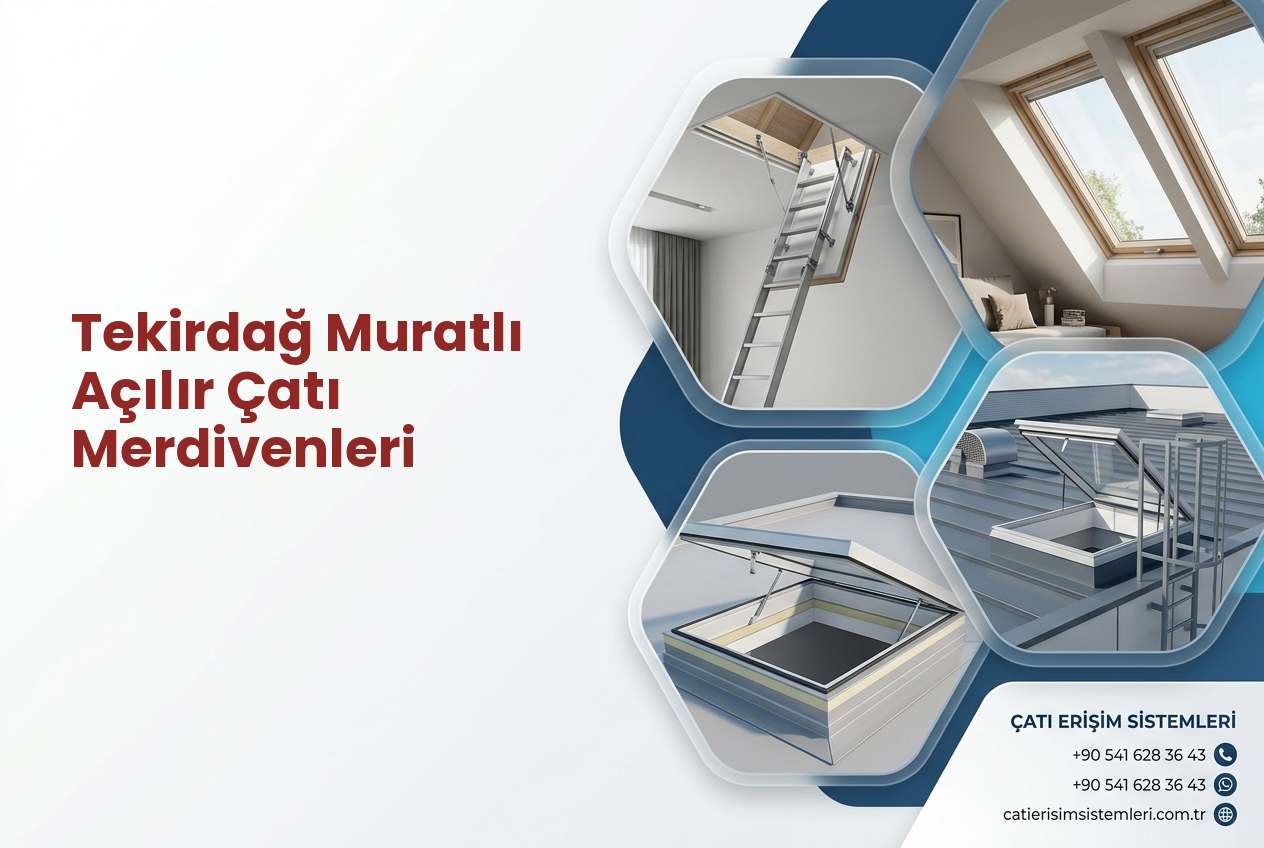 Tekirdağ Muratlı Açılır Çatı Merdivenleri