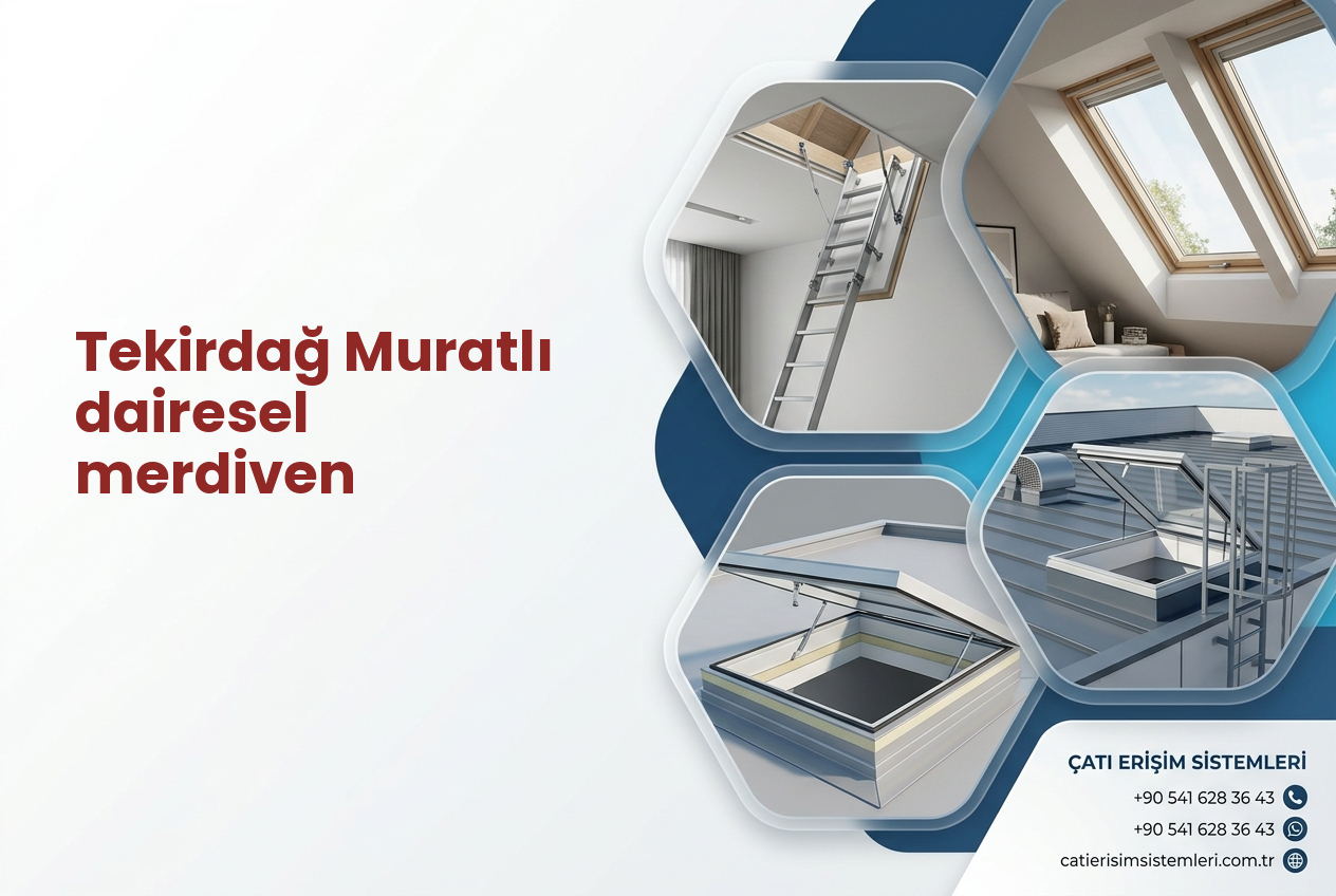 Tekirdağ Muratlı dairesel merdiven