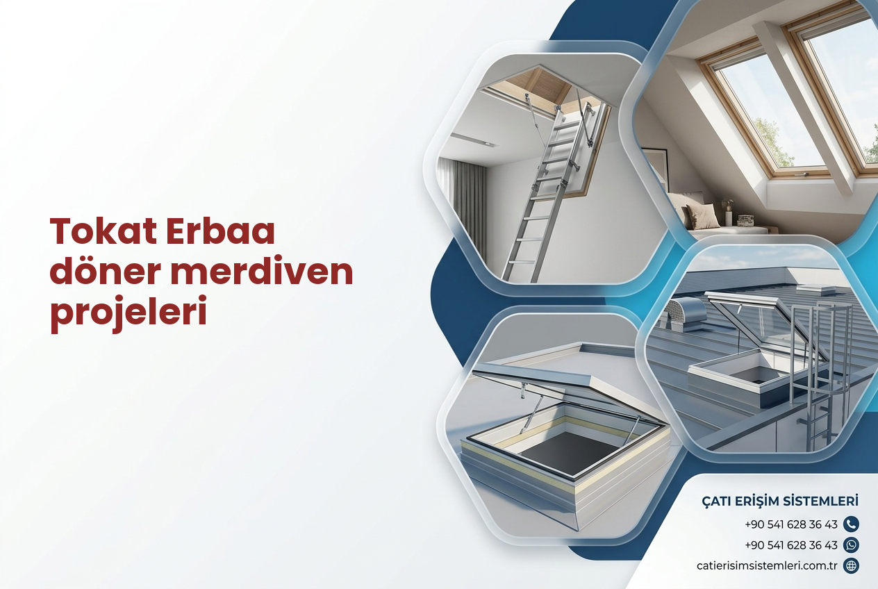 Tokat Erbaa döner merdiven projeleri