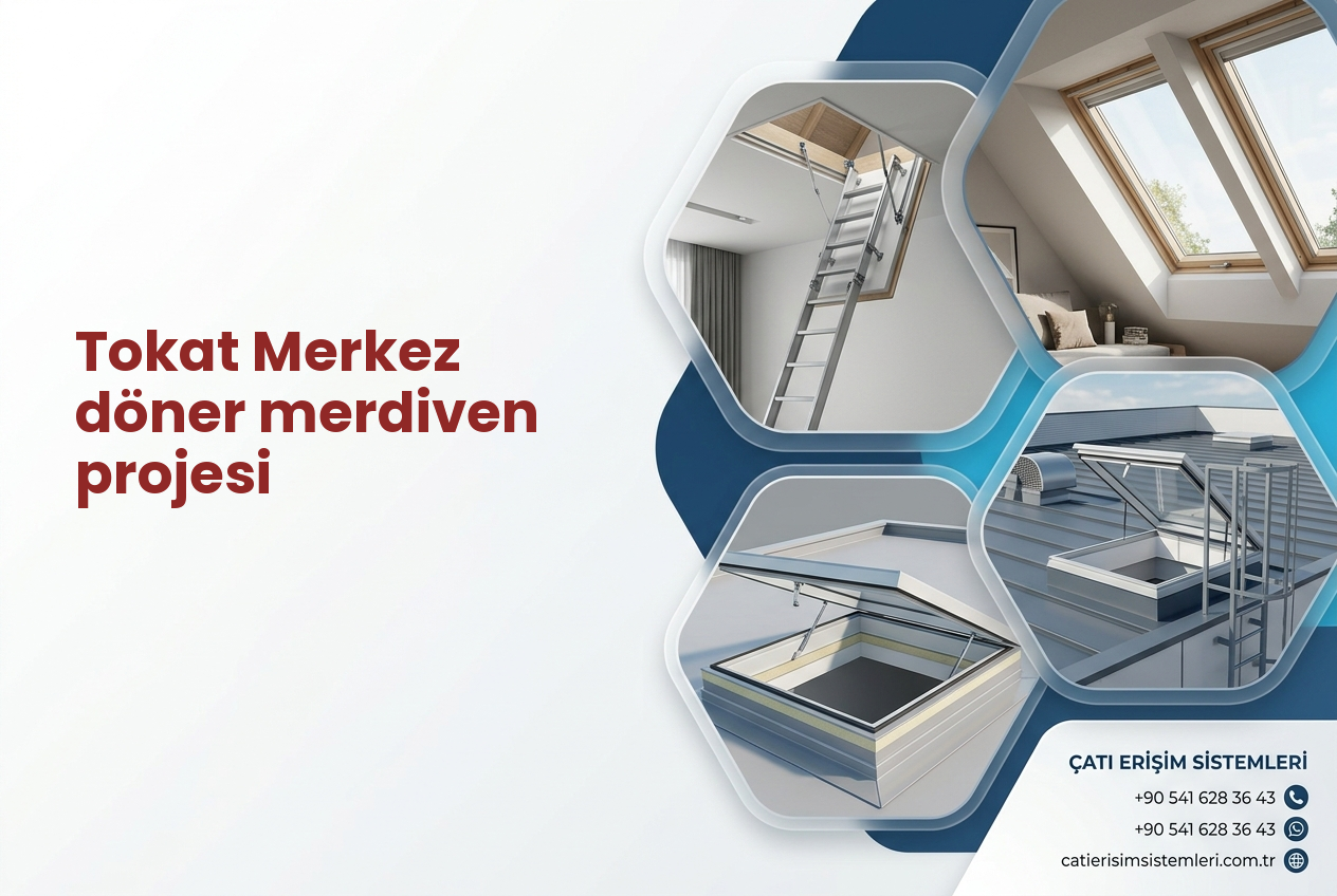 Tokat Merkez döner merdiven projesi