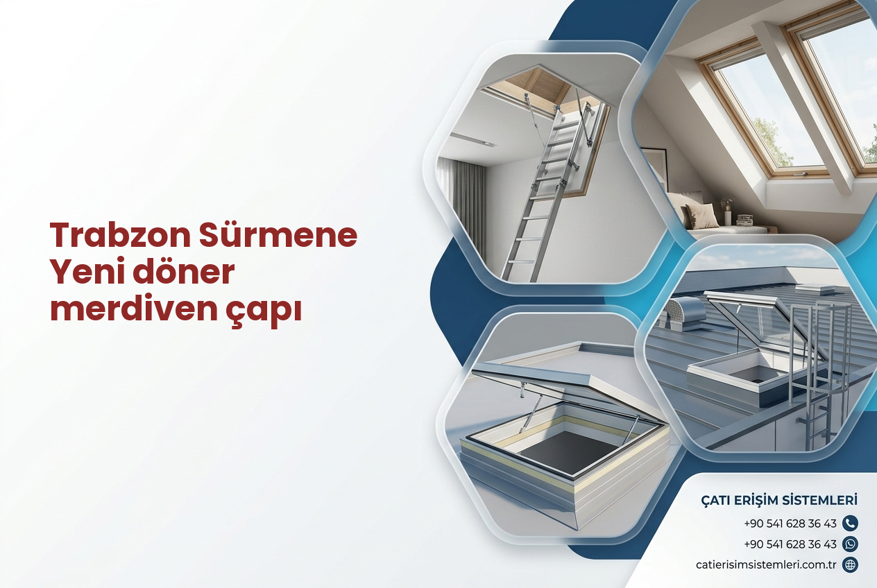 Trabzon Sürmene Yeni döner merdiven çapı