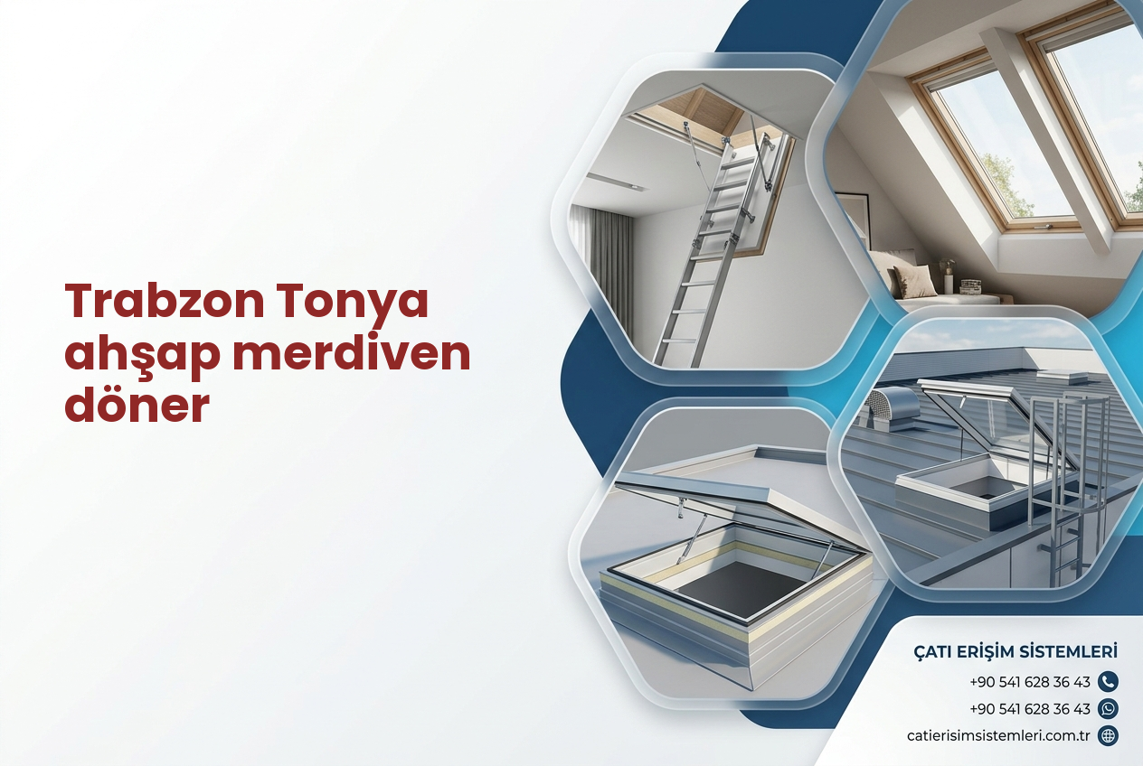 Trabzon Tonya ahşap merdiven döner