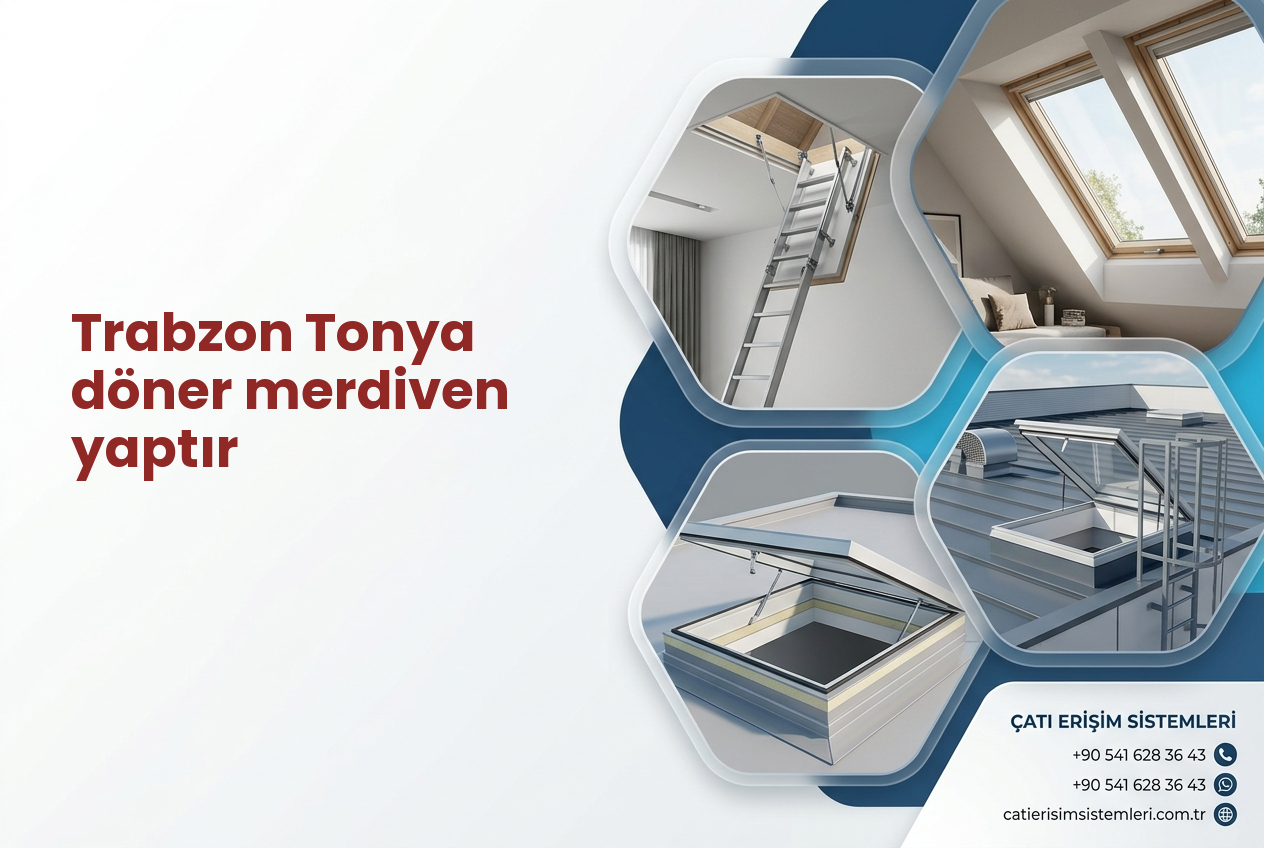 Trabzon Tonya döner merdiven yaptır