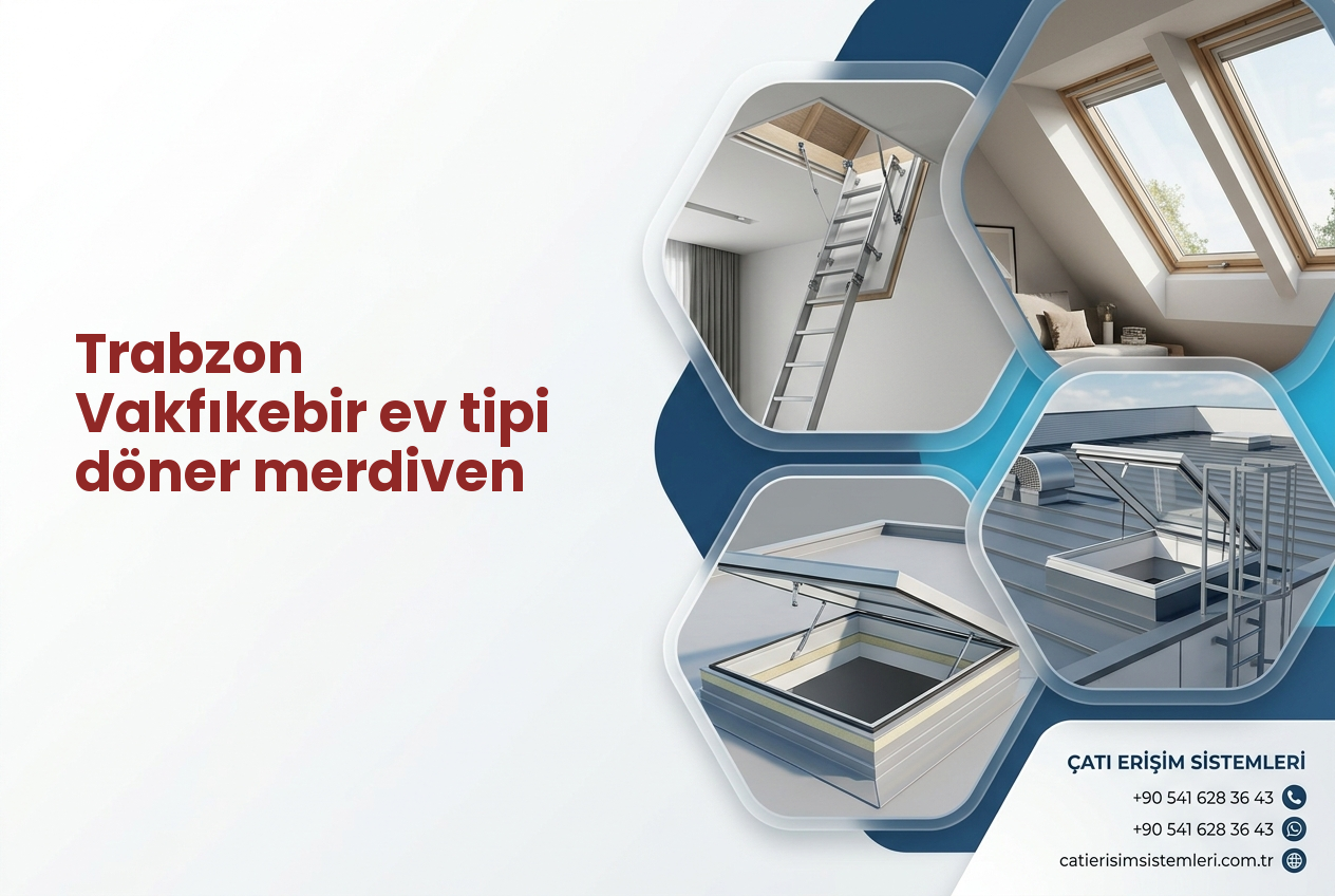 Trabzon Vakfıkebir ev tipi döner merdiven